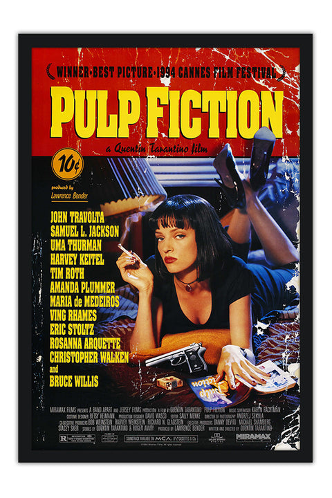 Poster Retrô Pulp Fiction - Tarantino - Filmes