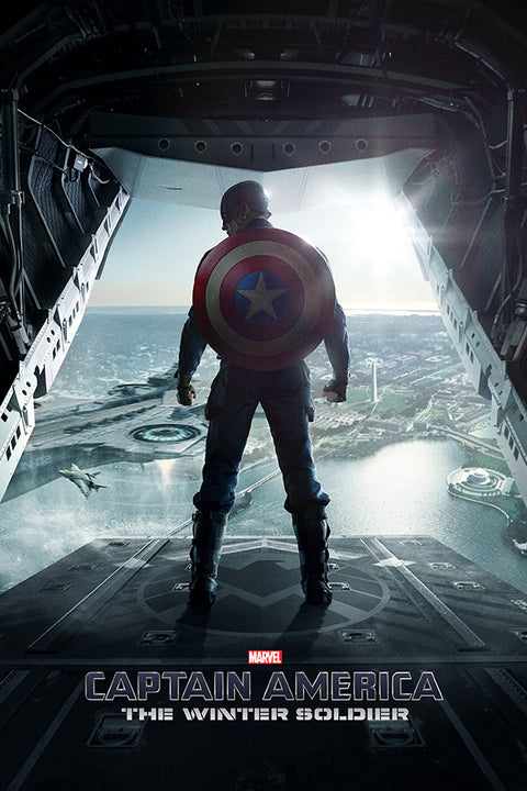 Poster Capitão América - Hérois - Marvel - Filmes