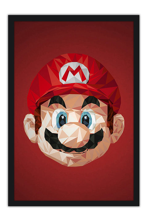 Poster Mario Bros - Mosaico - Games