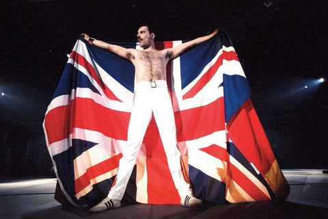 Poster Queen - Freddie Mercury - Bandas de Rock