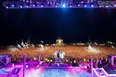 Poster Iron Maiden - Ao Vivo - Bandas de Rock