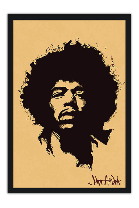 Poster Jimi Hendrix - Bandas de Rock