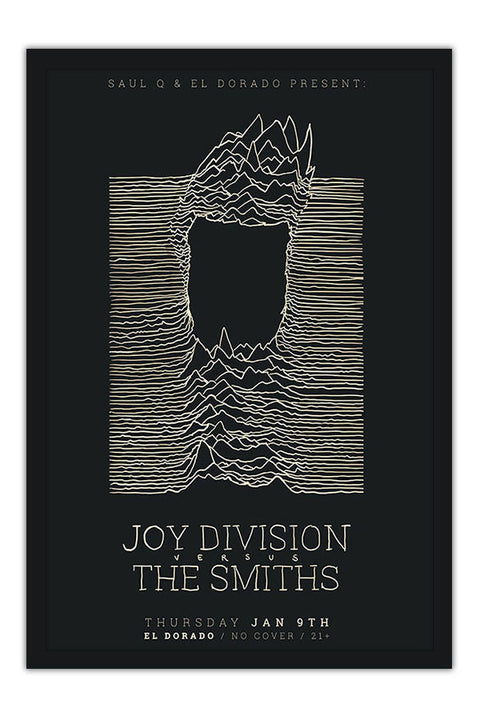Poster Joy Division Versus The Smiths - Bandas de Rock