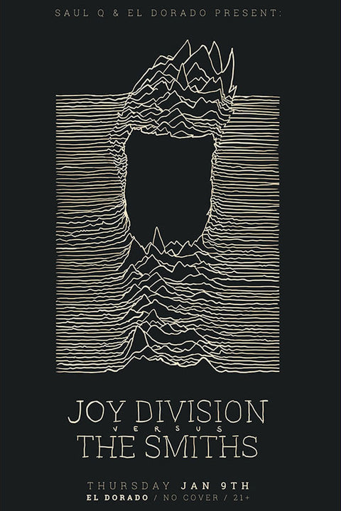 Poster Joy Division Versus The Smiths - Bandas de Rock
