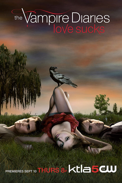 Poster Vampire Diaries 1ª Temporada - Séries