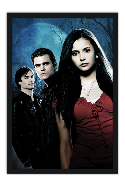 Poster Vampire Diaries 1ª Temporada - Séries