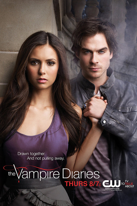 Poster Vampire Diaries 1ª Temporada - Séries