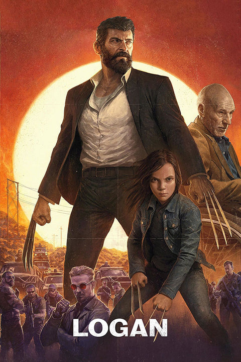 Poster Logan Wolverine X-Men - Filmes