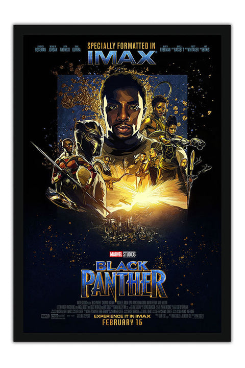 Poster Black Panther Pantera Negra - Filmes