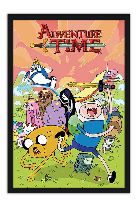 Poster Hora da Aventura - Adventure Time - Série - Desenho