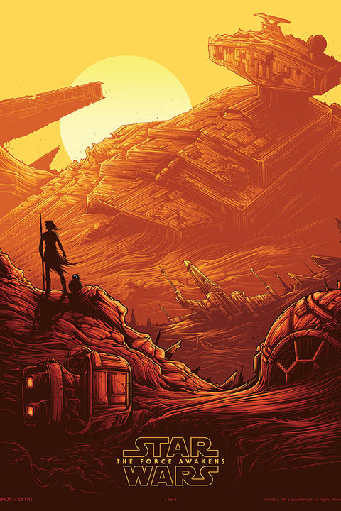 Poster Star Wars: O Despertar da Força Conjunto IMAX 1 de 4 - The Force Awakens - Filmes