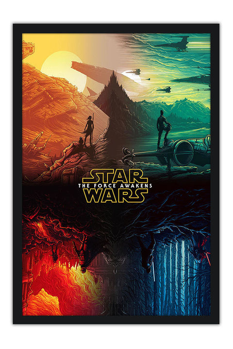 Poster Star Wars: O Despertar da Força Conjunto IMAX Unificado- The Force Awakens - Filmes