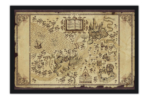 Poster Mapa Harry Potter