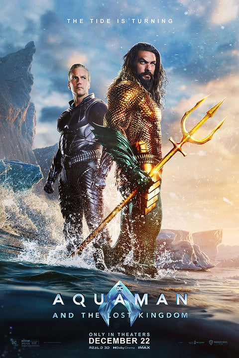 Poster Aquaman 2: O Reino Perdido - Jason Momoa - DC Comics - Filme
