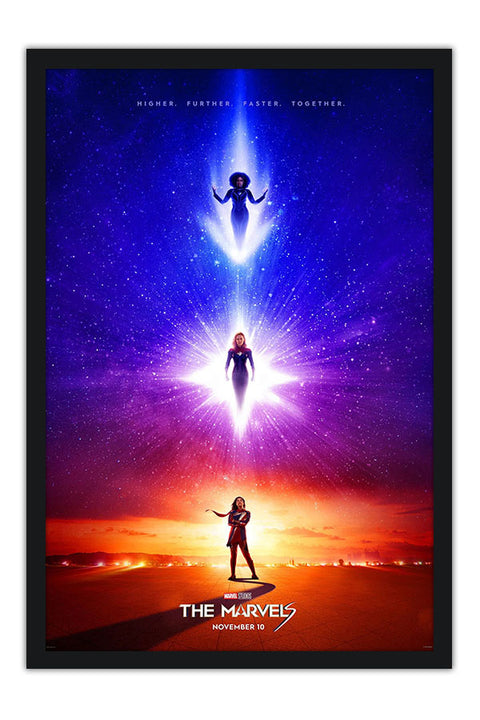 Poster The Marvels - As Marvels - Avengers - Marvel MCU - Filmes