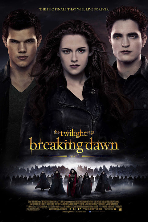 Poster Crepúsculo - Amanhecer - Robert Pattinson - Kristen Stewart - Filmes