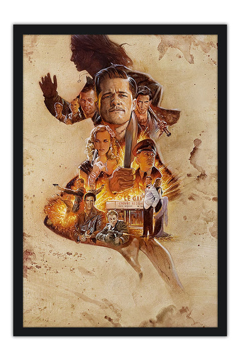 Poster Bastardos Inglórios - Inglorious Basterds - Tarantino - Filmes