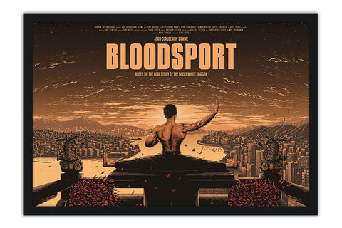 Poster Bloodsport - O Grande Dragão Branco - Jean-Claude Van Damme - Filmes