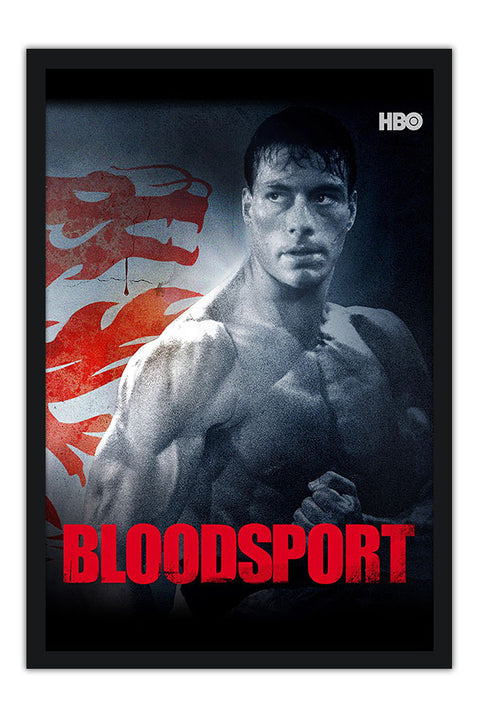 Poster Bloodsport - O Grande Dragão Branco - Jean-Claude Van Damme - Filmes