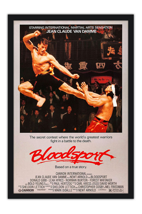 Poster Bloodsport - O Grande Dragão Branco - Jean-Claude Van Damme - Filmes