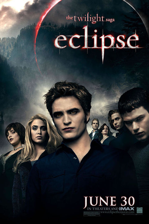 Poster Crepúsculo - Twilight - Robert Pattinson - Kristen Stewart - Eclipse - Filmes