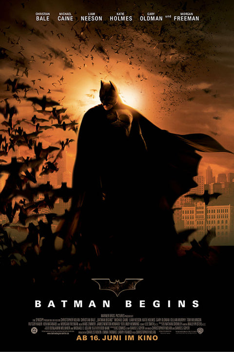 Poster Batman Begins - Christian Bale - Filmes