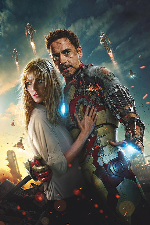Poster Homem de Ferro 3 - Iron Man - Marvel - Filmes