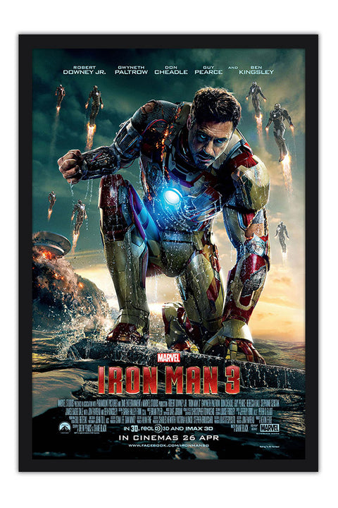 Poster Homem de Ferro 3 - Iron Man - Marvel - Filmes