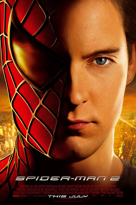 Poster Homem Aranha 2 - Spider Man 2 - Tobey - Marvel - Filmes