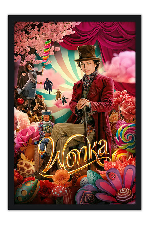 Poster Wonka - Musical - Timothee Chalamet - Filmes
