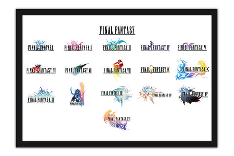 Poster Final Fantasy - Logos - Games