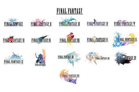 Poster Final Fantasy - Logos - Games