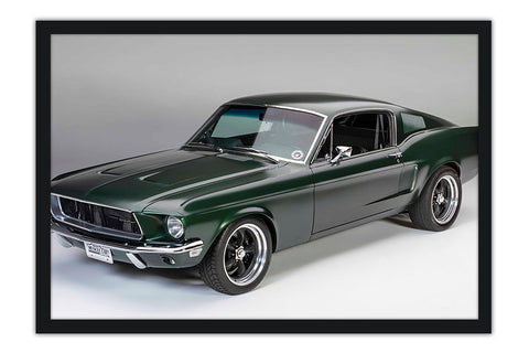 Poster Ford Mustang - Carros Antigos
