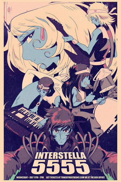 Poster Daft Punk - Interstella 5555 - Artistas Pop