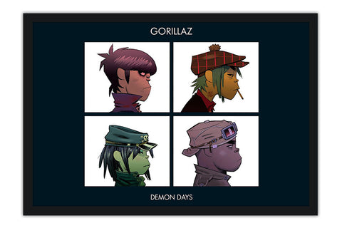 Poster Gorillaz - Bandas de Rock - Artistas Pop