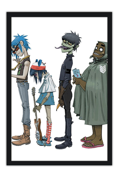 Poster Gorillaz - Bandas de Rock - Artistas Pop