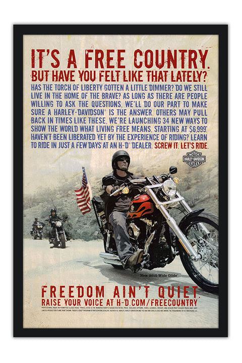 Poster Harley Davidson - Motos