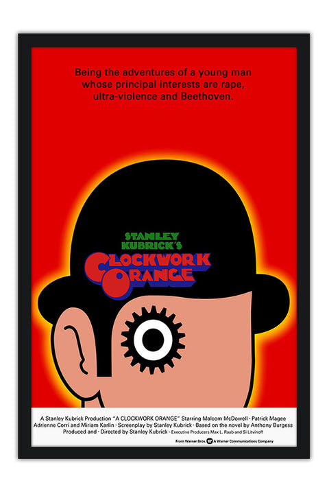 Poster Laranja Mecanica - Clockwork Orange - Stanley kubrick - Filmes