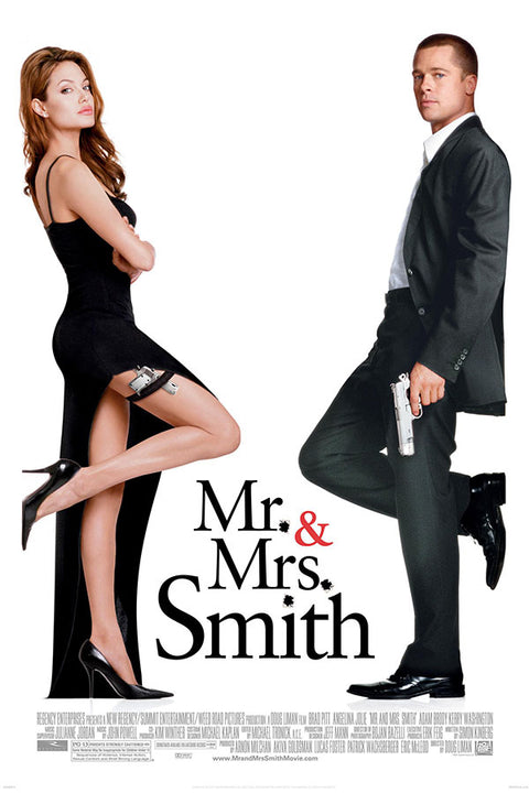 Poster Sr. & Sra. Smith - Mr. And Mrs. Smith - Filmes
