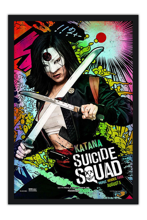 Poster Esquadrão Suicida - Suicide Squad 2016 - Katana - Filmes