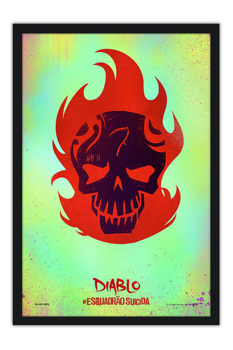 Poster Esquadrão Suicida - Suicide Squad 2016 - El Diablo - Filmes