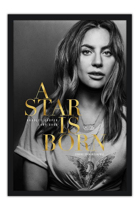 Poster A Star Is Born - Nasce uma Estrela - Lady Gaga - Bradley Cooper - Filmes