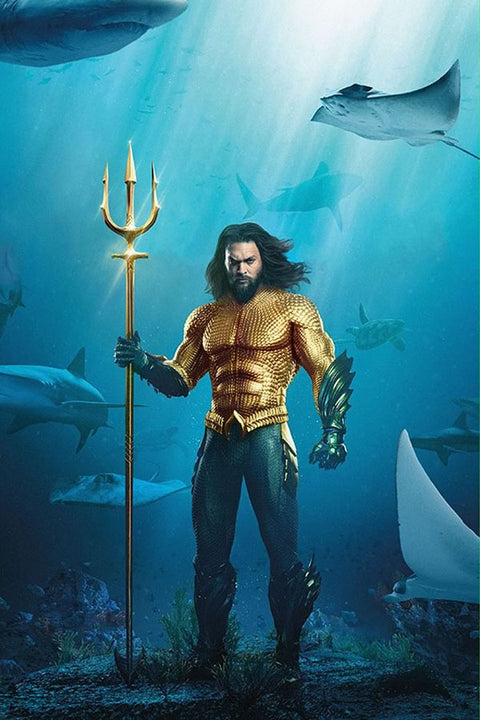 Poster Aquaman - Jason Momoa - Filmes