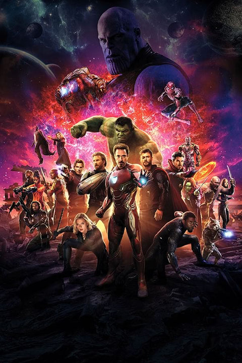 Poster Avengers Infinity War - Vingadores Guerra Infinita - Filmes