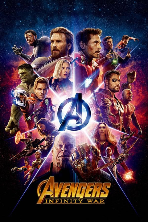 Poster Avengers Infinity War - Vingadores Guerra Infinita - Filmes