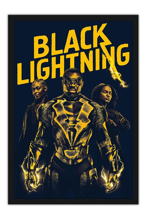 Poster Black Lightning Raio Negro - Séries