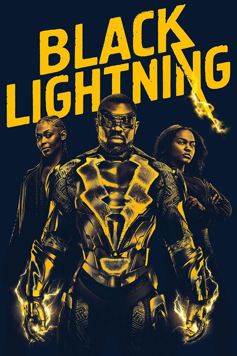 Poster Black Lightning Raio Negro - Séries