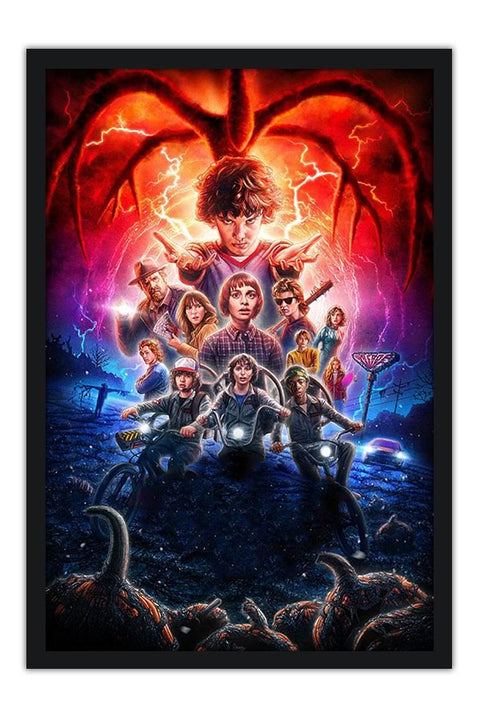Poster Stranger Things - Sem Texto - 3ª Temporada - Séries