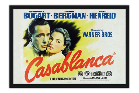 Poster Casablanca - Retrô - Vintage - Filmes