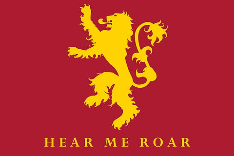 Poster Game Of Thrones - GOT - Casa Lannister - Séries